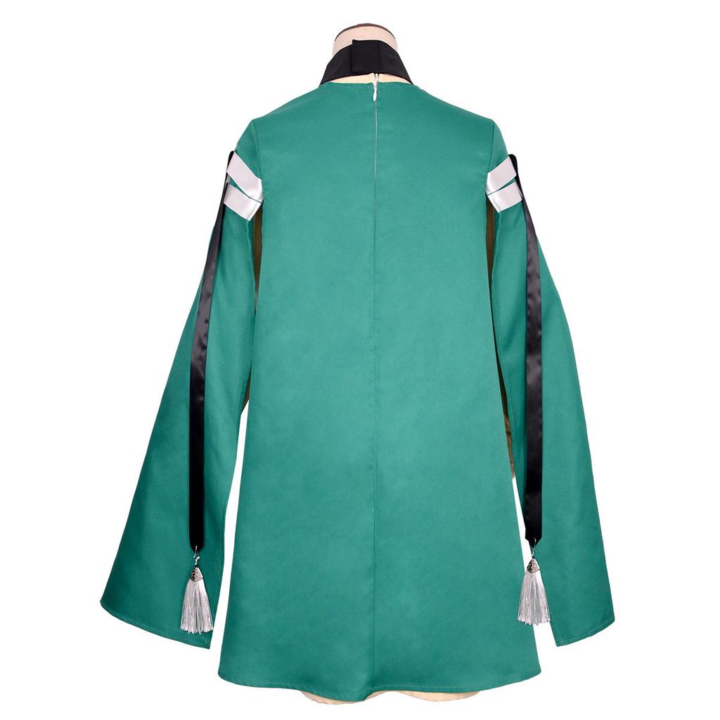 Anime Qifrey Déguisement Cosplay Chapeau de Sorcière Atelier Anime Magicien Robe Cape Ceinture Chapeau Pointu Ensemble Adulte Halloween Carnaval Cosplay
