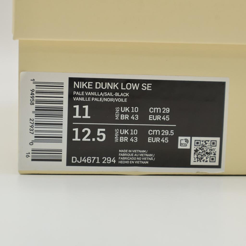 DJ4671-294 Nike Dunk Low Rooted in Peace Niwashi Pale Vanilla Sail Black Silver