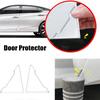 4PCS Universal Car Door Corner Anti-collision Covers Transparent Silicone Protector Anti-Scratch Stickers Door Protection Cover