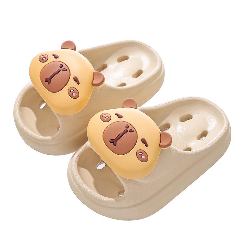 Kapibara Children's Summer Sandals for Boys, Water-Resistant, Non-Slip, Quick-Drying, Comfortable for Bathing, Suitable for Older Kids