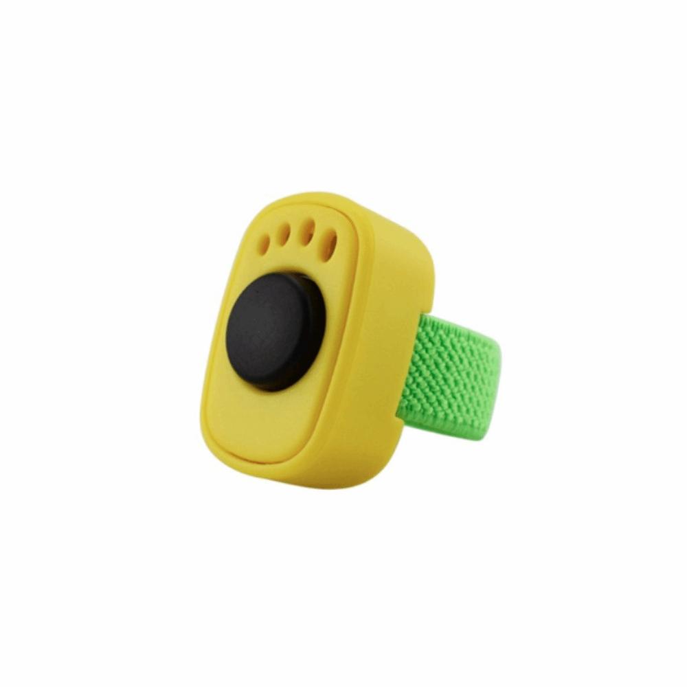 Professional Dog Thumb Training Clickers Mini Finger Ring No Battery Interactive Sound Clicker Lightweight