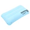 Portable Inflatable Flocking Pvc Pillow Camping Sleeping Air Pillow For Travel Outdoor Hiking Flight Foldable Head Rest Pillow