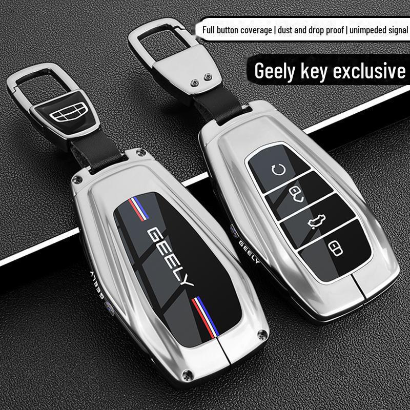 Geely Boyue L 2025 Metal Key Cover for Xingrui, Binyue, Haoyue, and 4th Gen Dihao