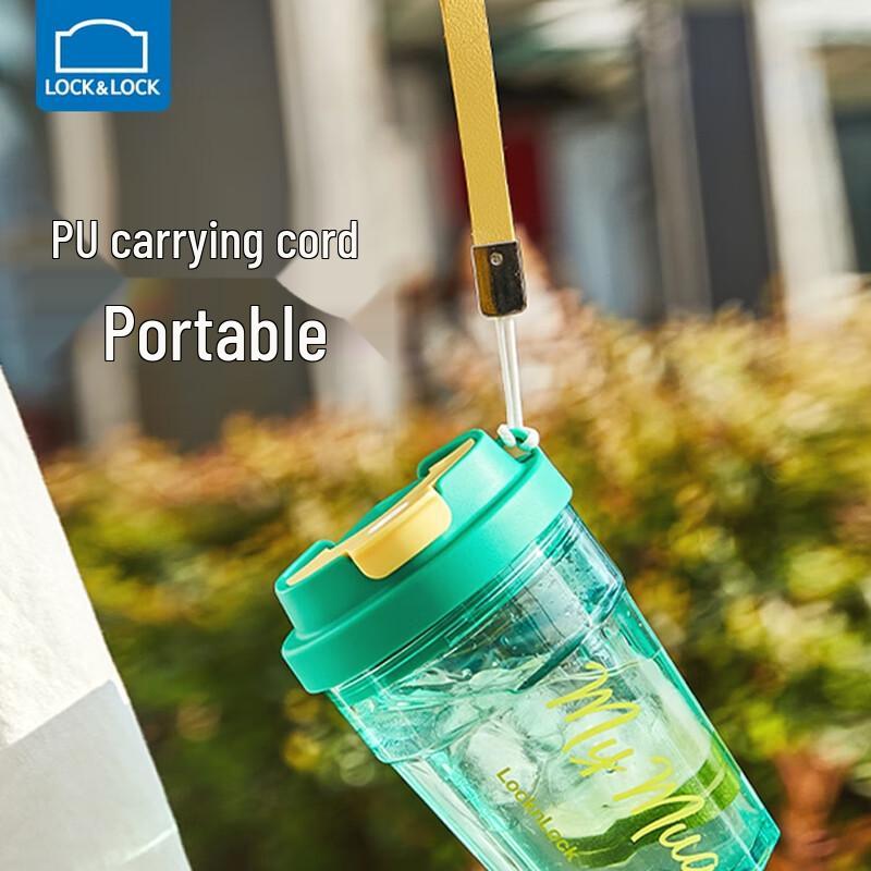 Lock & Lock 400ml Transparent Portable Travel Mug