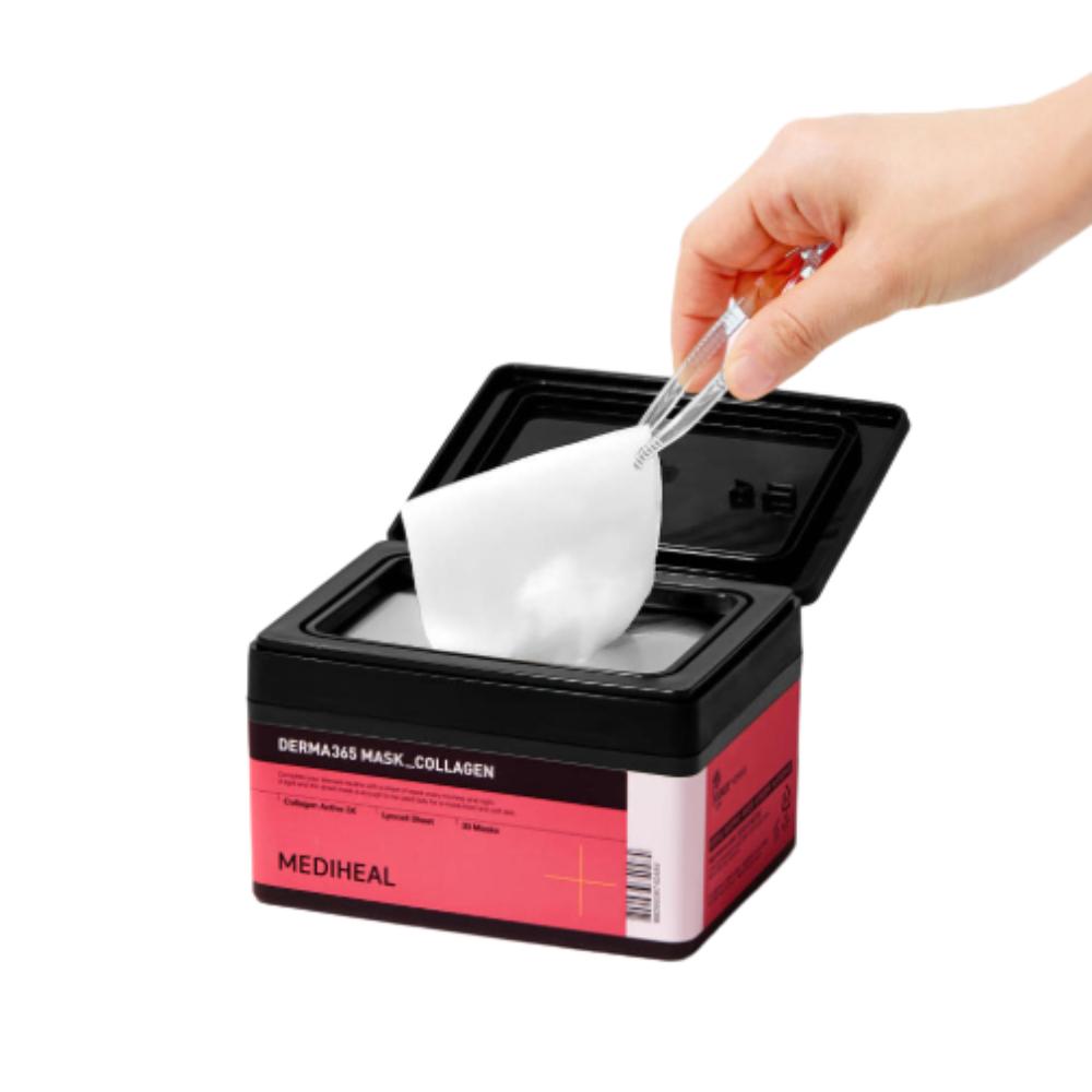 

Mediheal Derma365 Collagen Mask 30-Pack Firming & Hydrating Pull-Out Sheet Masks