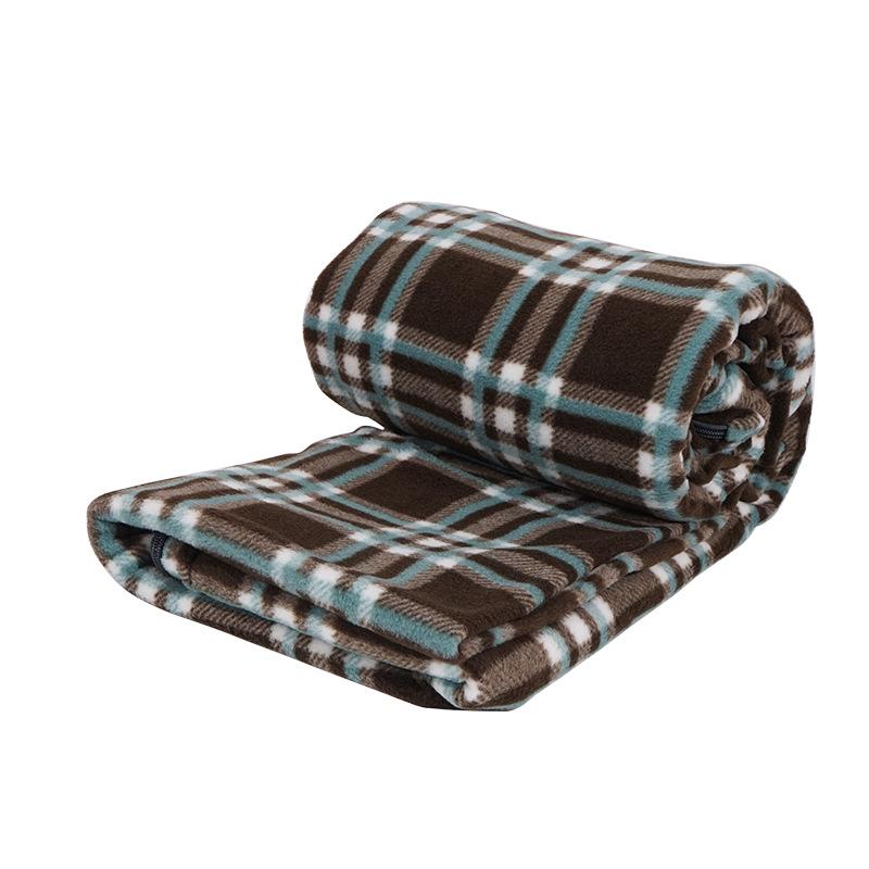 All-Season Outdoor Fleece Sleeping Bag Liner & Blanket, Warm and Anti-Dirty