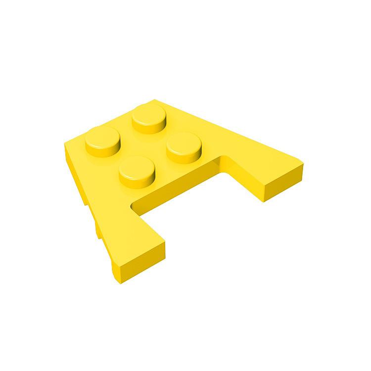 50pcs Compatible MOC Brick Parts 90194 48183 Wedge Plate 3 X 4 Building Block Particle DIY Assmble Kid Puzzle Brain Toy Gift