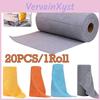 Rags Kitchen Oil Wash Nonstick Bowl Cloth Housework Clean Rag Reusable Microfiber Towel Household Cleaning Tools