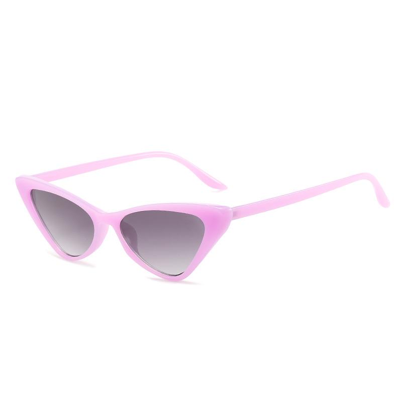 Cat'S Eye Pointed Sunglasses Trendy Small Frame Sunglasses Triangular Glasses