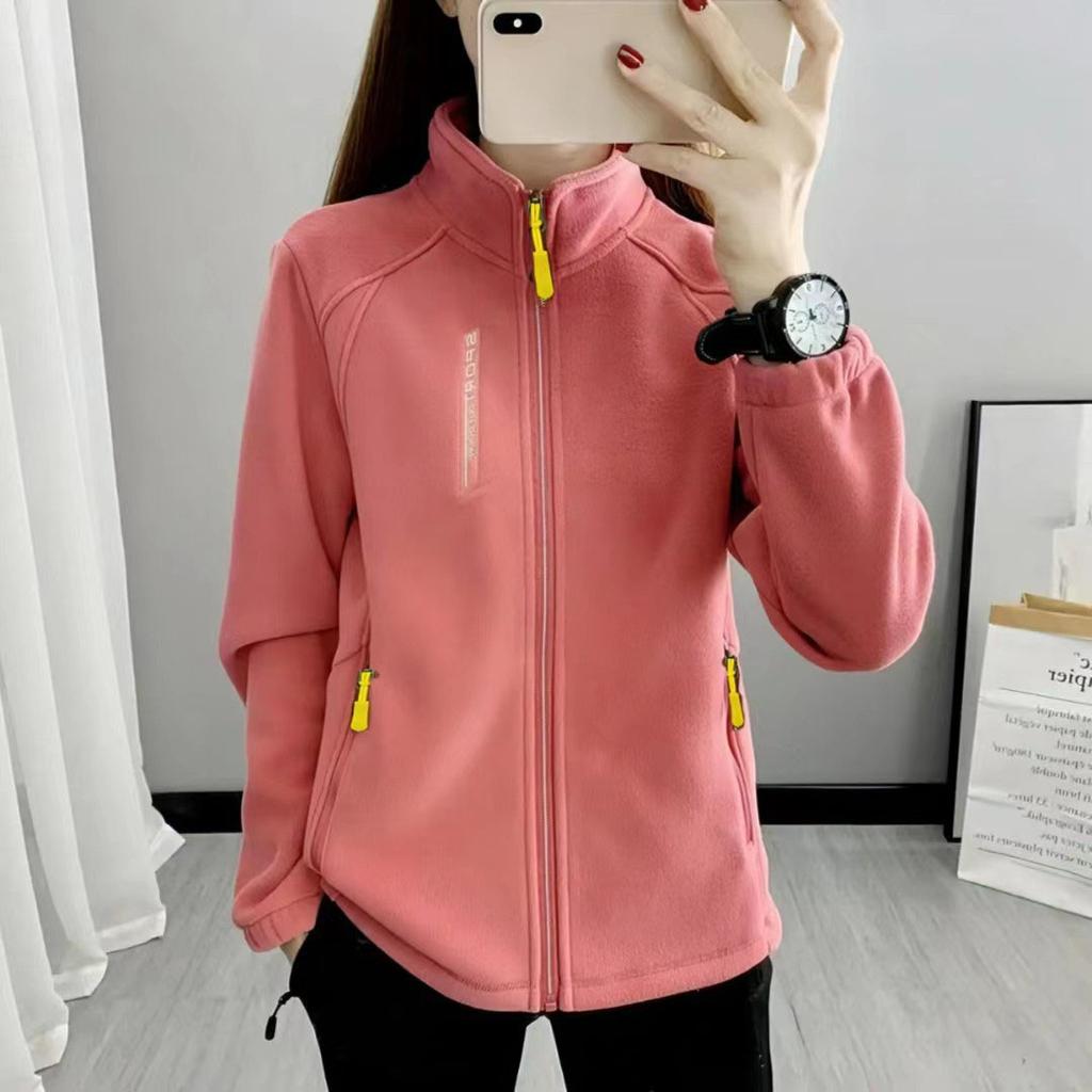 Plus Size Coats for Women Winter Spring Warm Casual Outdoor Sportswear Hiking Jogging Yoga Lady Cardigan jackets Chaqueta