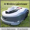Electric Remote Control Self-Propelled Lawn Mower for Home Gardens