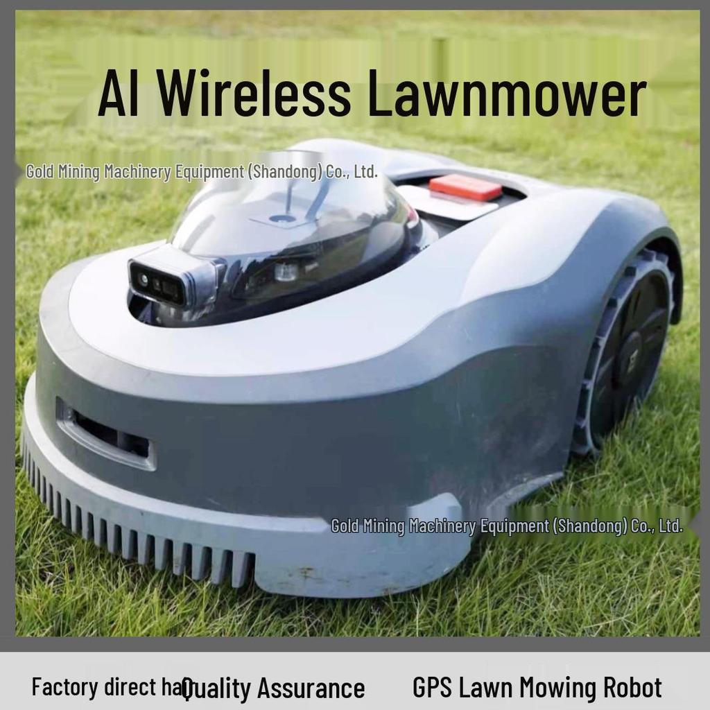 Electric Remote Control Self-Propelled Lawn Mower for Home Gardens