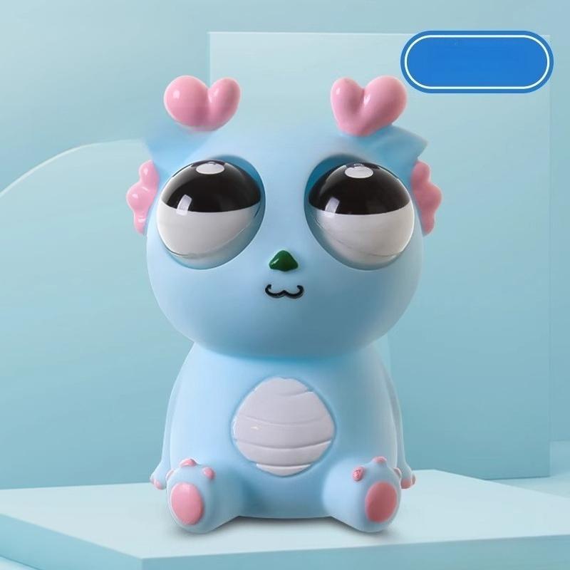 Herausaugen Drache Squishy Neuheit Puppe Handquetsch Design Für Tägliche Langeweile Und Stressabbau