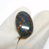 Lab-Created Opal Loose Gemstone 8.35 ct Doublet Oval Cut Multi Color for Jewelry Making and Crafts