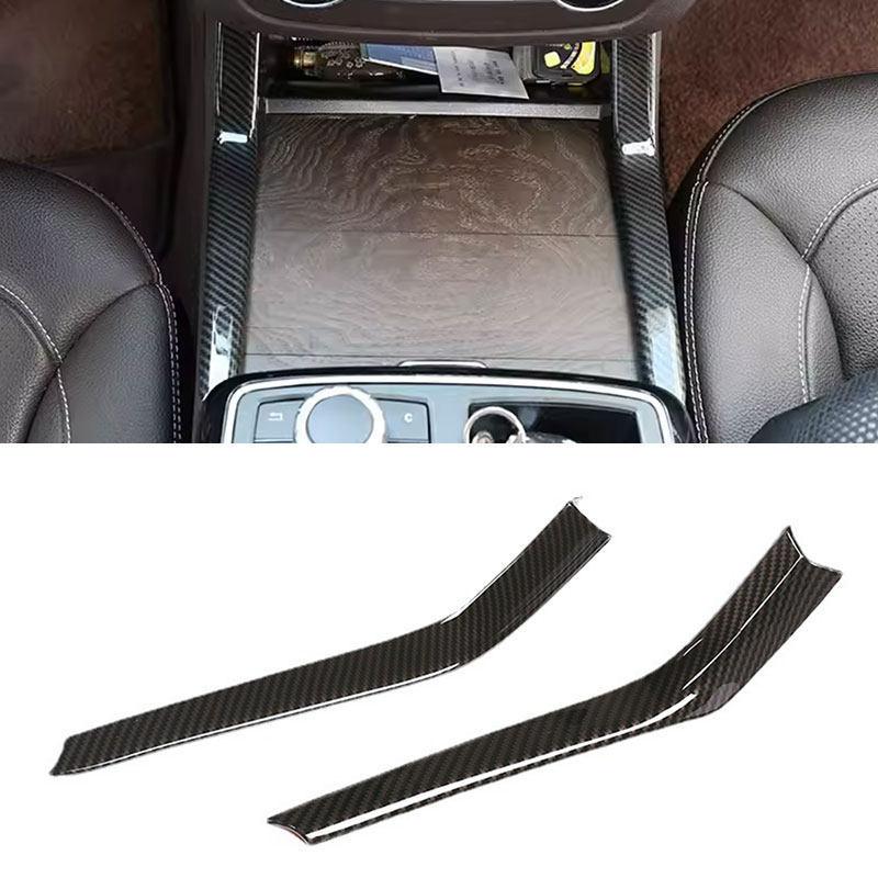 

For Mercedes Benz GL ML GLE GLS Class X166 W166 ABS Car Interior Center Gear Shift Side Strip Cup Holder Cover Strip Trim