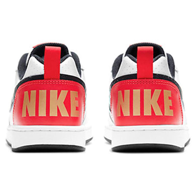 Nike Court Borough Low GS 'White University Red Gold' Sneakers DD8495-106