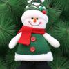 New knitted fabric small Santa Claus snowman elk doll Christmas tree holiday decoration pendant