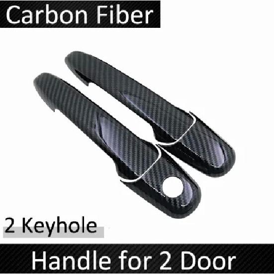Carbon Fiber for Ford Mustang Shelby GT GT500 2005~2014 2009 2010 2011 2012 2013 Car Door Handle Cover Sricker Car Accessories