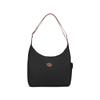 Longchamp Le Pliage 28 Adjustable Shoulder Strap Foldable Canvas Crescent Underarm Half Moon Canvas Crossbody Shoulder Bag Women bags Black 2450089001