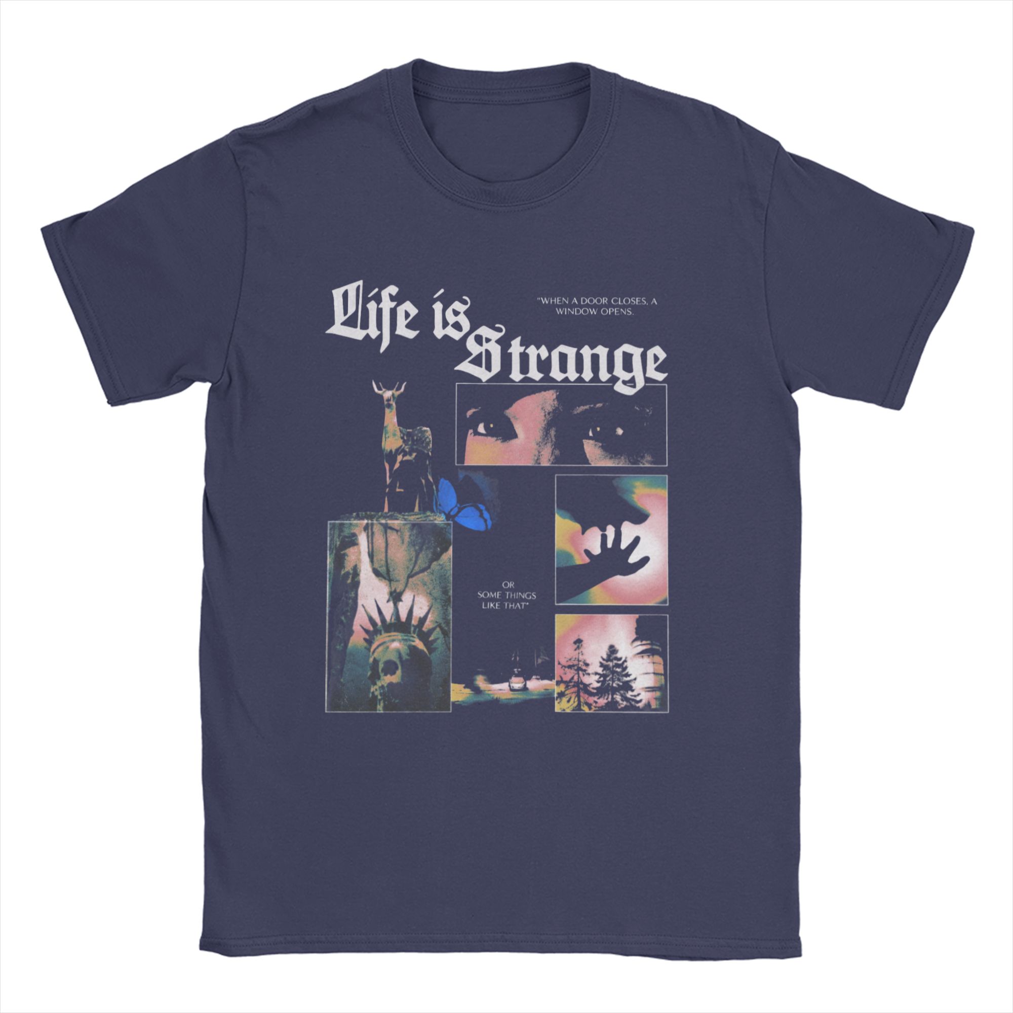 

Life Is Strange T Shirts for Unisex WOMEN Cotton Vintage TShirt Round Collar Tee Shirt Short Sleeve Tops 4XL 5XL 4XL