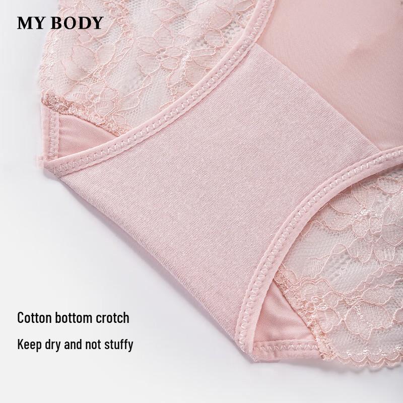 Mybody Women's Lace Low-Rise Briefs