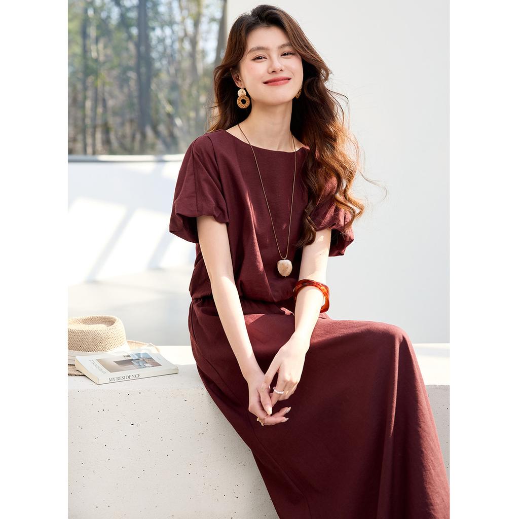 26 year new summer [short sleeved+half skirt high-end two-piece set] skin friendly and comfortable high-end women's set