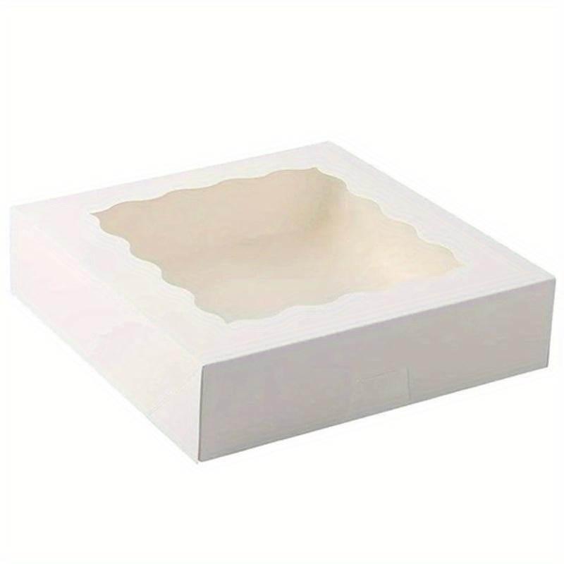 

10 шт. Коробочки для печенья с окошком, Индивидуальные маленькие подарочные коробки, Мини-коробки для пончиков, Коробки для одного угощения, Упаковочная коробка для десерта, Прозрачная коробка 10pcs