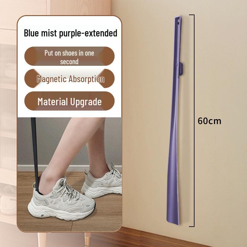 High-End Long Handle Plastic Shoehorn Shoe Wearing Aid