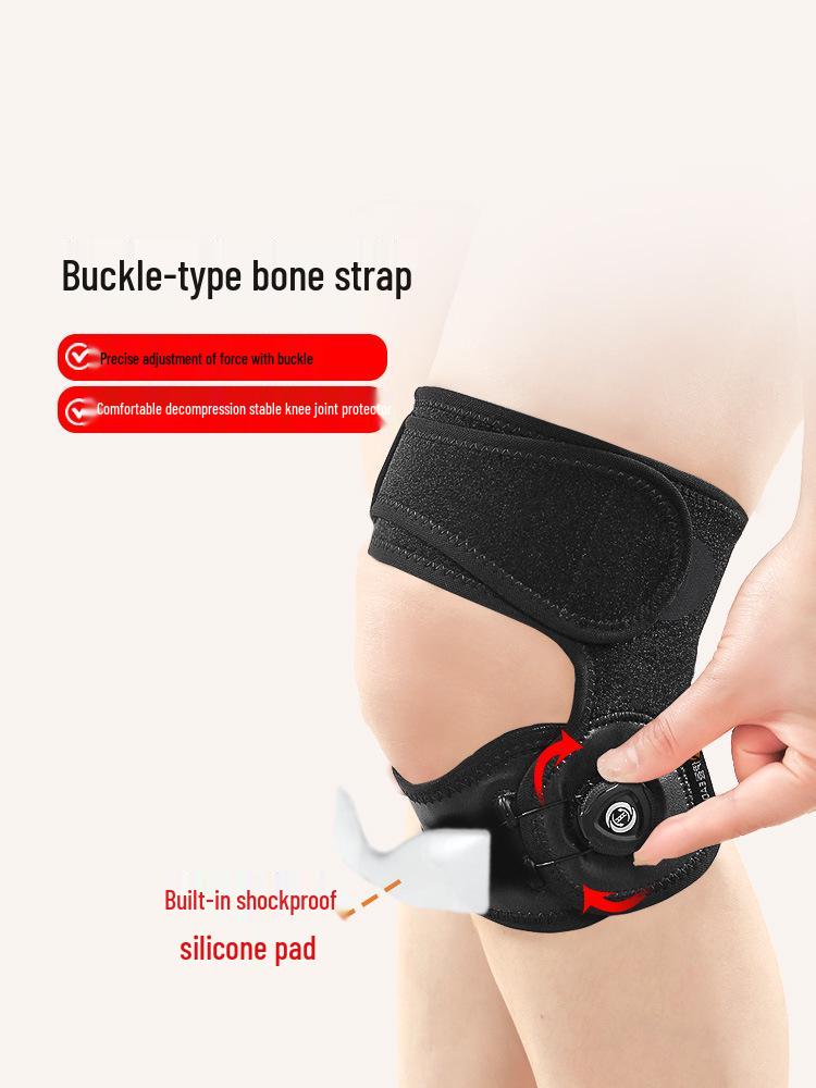 Women's Silicone Patella Stabilizer Knee Brace - Comfortable Protection for Running & Jumping Injuries