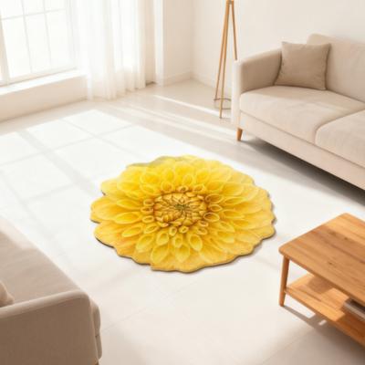 3D Bloem Pluche Vloermat Wasbaar Antislip Gebiedskleed Absorberend Sneldrogend Woonkamer Slaapkamer Badkamer Keuken Decoratie Tapijt