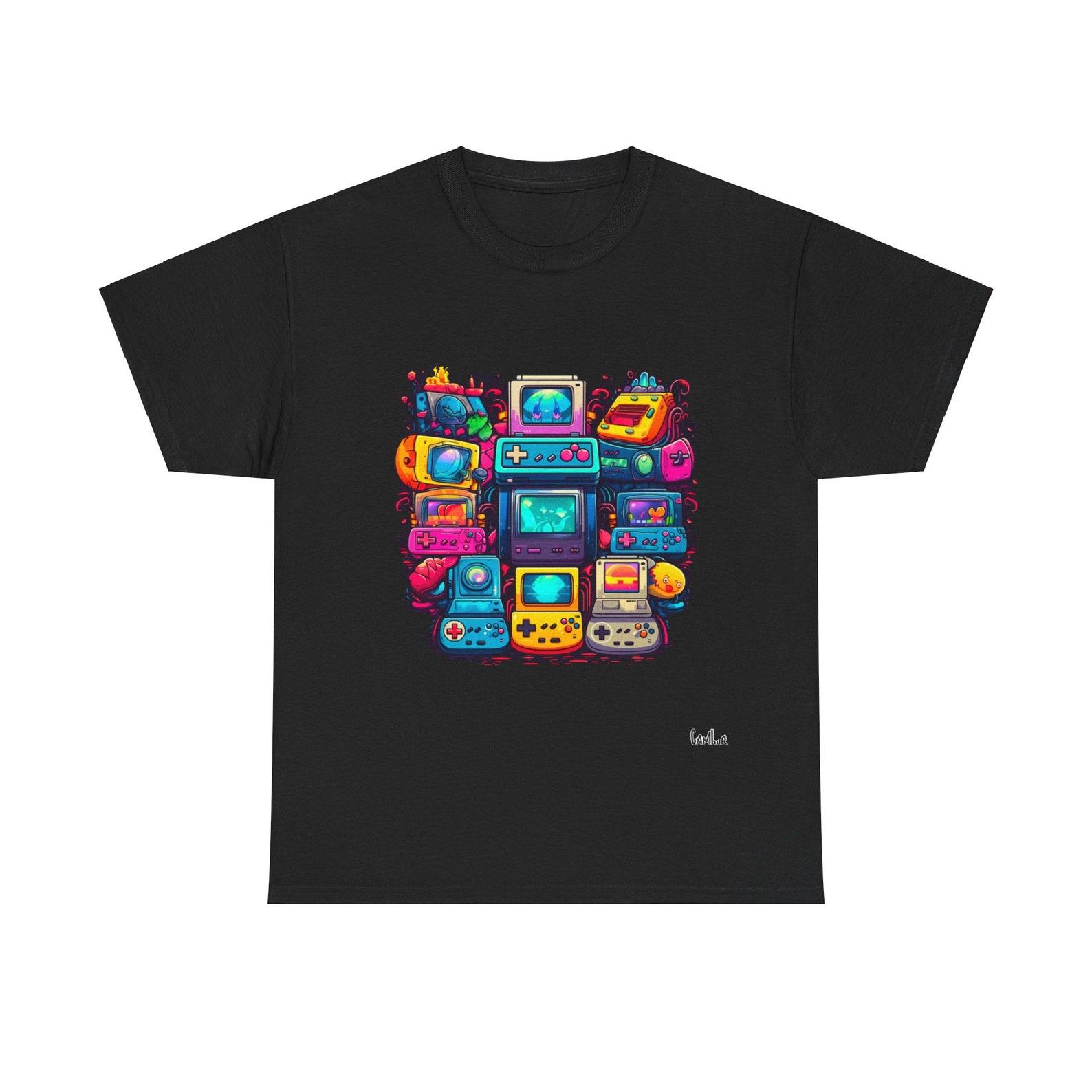 Retro consoles Unisex Heavy Cotton Tee 4XL