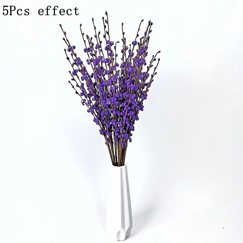 55CM Artificial Jasmine Flower Artificial Flower Art Jasmine Plant Branches Suitable for Home Office DIY Wreath Wedding Ornament