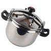 Household Stainless Steel Pressure Cooker Canner Explosion Proof Double Bottom Pressure Cooker for