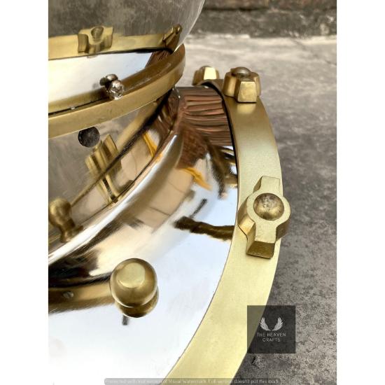 Anchor Diving Helmet Vintage Divers Helmet Deep Sea US Navy Mark IV 18 Inch Solid Steel And Brass Replica Gift