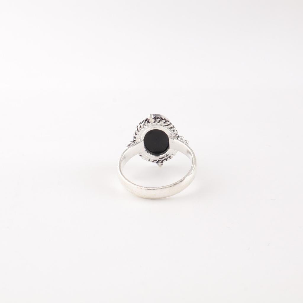 Black Tourmaline Gemstone 925 Sterling Silver Jewelry Handmade Ring For Occasion RR-9-33