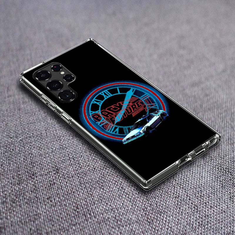 

Back To The Future Phone Case For Samsung Galaxy S24 S23 S21 S20 FE S22 S26 Ultra S25 Edge S10 Plus Cover Clear TPU Capa Shell C Samsung S20 Ultra