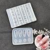 1Pcs Strawberry Silicone Nail Mold Nail Art Nail Template Nail Art Decorations Flute Instrument Shape Relief Manicure Mold