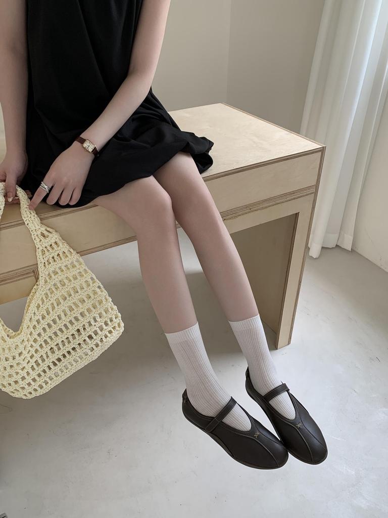 2025 Velcro Ballet Flats: Versatile One-Strap Soft Sole Casual Women's Shoes