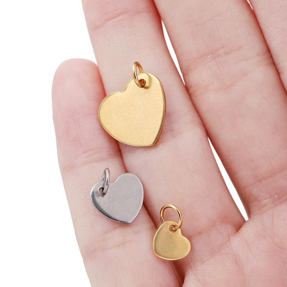 10 stuks Roestvrij Staal Bedels Met Springring Hondenhanger Hartvormig Waterdruppel Ovaal Leeg Hanger Bedels Voor Doe-het-zelf Sieraden Maken