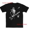 HOT NEW Billy Gibbons Artwork Black T Shirt All Sizes JN Vintage Washed Comfortable Homme Versatile Streetwear Breathable