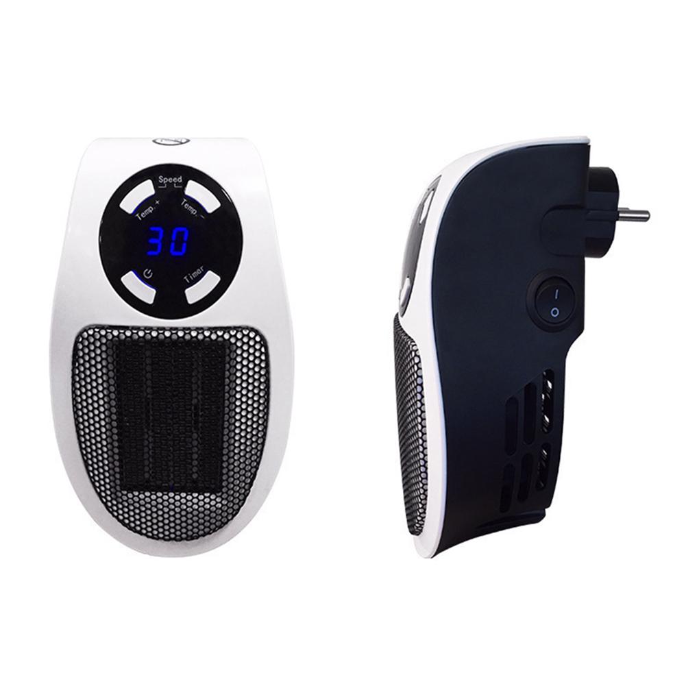 500W Portable Electric Heater Mini Fan Heater Desktop Household Wall Handy Heating Stove Radiator