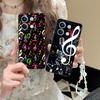 Musical Note Staff Mobile Phone Case for POCO M7 M6 M5 M4 M3 X7 X6 X5 X4 X3 Pro GT 5G Colorful Printing Cover Luxury Cellphones