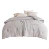 Jieliya Home "Love Home" Embroidered Down Alternative Duvet