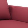 Vidaxl 2-Osobowa Sofa, Winna Czerwień, 120 Cm, Sztuczna Skóra