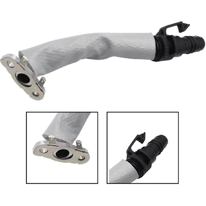 FZJDSD 4PCS Turbo Oil Return Drain Line and Oil Feed Pipe Kit 25198546 55567067 55587854 Compatible with Chevy Cruze Sonic Trax & Buick Encore 1.4 L4