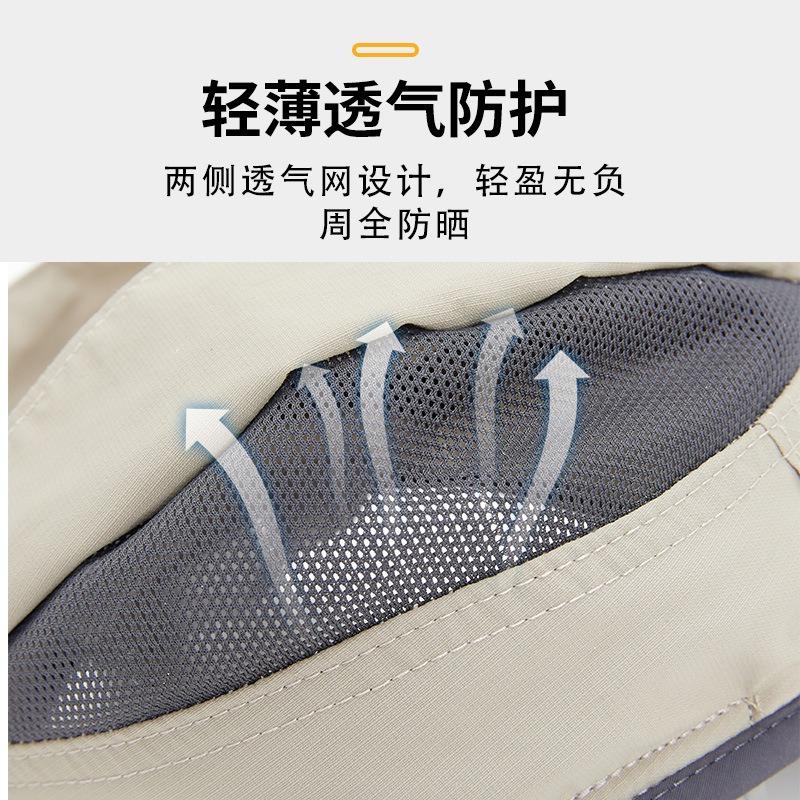 Summer Beach Surfing Cap Outdoor Breathable Anti-ultraviolet Baseball Cap Seaside Sun Hat Anti-splashing Sun Hat