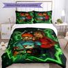 3pcs Sally Face1 Pattern Bedding Set Duvet Cover Set Includes Duvet Cover &pillowcases, Perfect All Season Bedroom Decoration & Gift
