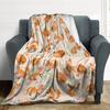 Orange Fox Soft Throw Blanket All Size Lightweight Flannel Blanket for Couch Bed Sofa Travel for Teen Adults Animal Blanket,gift