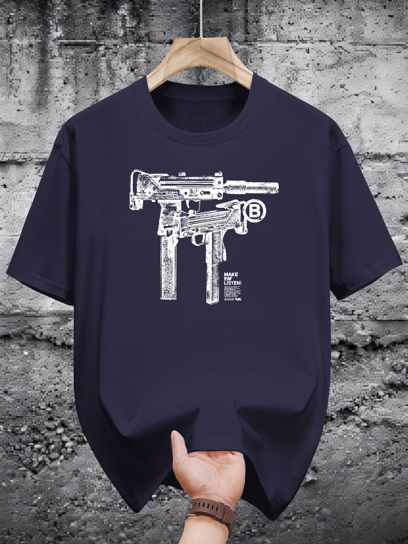 100% Cotton Graphic T-shirt - Casual Summer Tee with Print Design XXL
