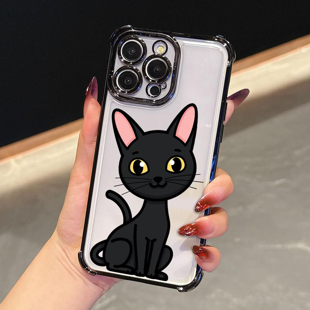 Cartoon Cat Cute Case For Samsung Galaxy A57 A37 A07 A17 A56 5G A55 A54 A52 A53 A36 A34 A35 A33 A73 A26 A25 A16 A06 Phone Cover